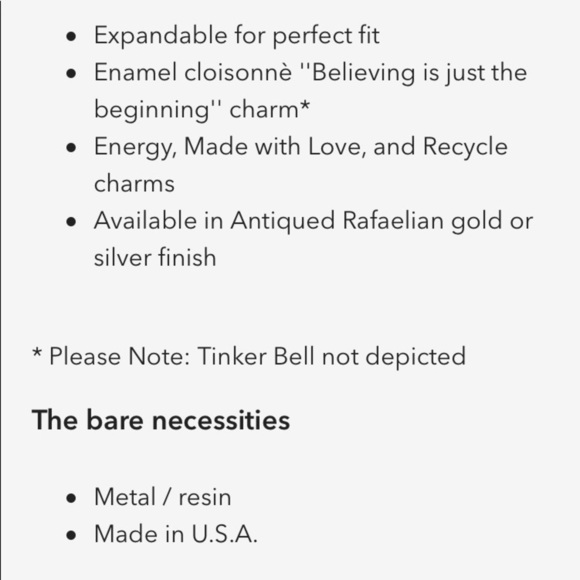 Tinker Bell Bangle - Picture 4 of 5